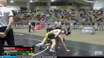 AA 145 lbs Champ. Round 1 - Chase Mayes, Nolensville vs Aidan Johnson, Clarksville