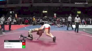 123 lbs Consi Of 8 #2 - Andrew Craven, Dallas Mat Club vs Aden Martinez, New Mexico Slam Wrestling Club