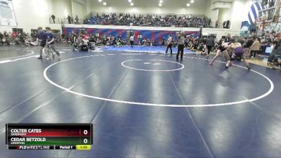 157 lbs Cons. Round 1 - Cedar Betzold, Lewiston vs Colter Cates, Sandpoint