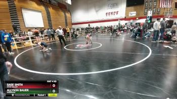 100 lbs Cons. Semi - Allyson Bauer, Sheridan vs Sage Smith, Star Valley