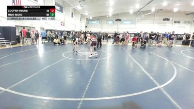 114 lbs Consi Of 8 #1 - Cooper Regoli, OH vs Milo Ward, WV