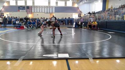 120 lbs Cons. Semi - Bre`ion Smith, Dlberville Girls vs Holly Beall, Saltillo