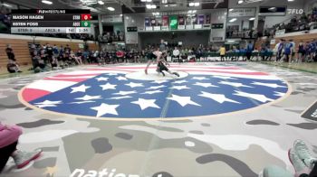 120 lbs Placement Matches (8 Team) - Mason Hagen, Sturgis Brown vs Esten Foss, Aberdeen Central