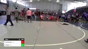 130 lbs Round Of 32 - Davrius Gutierrez, Team Selma vs Sebastian Sosa, Gold Rush