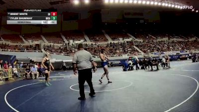 190-D3 Semifinal - Tyler Shumway, Mica Mountain High School vs Brent White, Snowflake High School