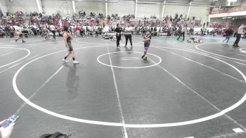 89 lbs Consi Of 4 - Heidi Dishface, Rez WC vs C.j Leyva, Badlands WC