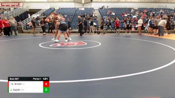 288 lbs Quarterfinal - Hayden Smith, Heritage Hills vs Jackson Apple, Noblesville