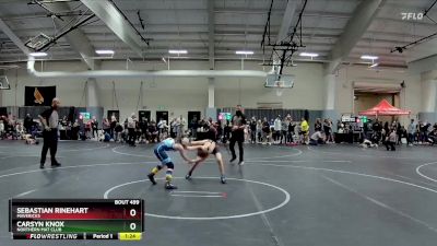 85 lbs Cons. Semi - Carsyn Knox, Northern Mat Club vs Sebastian Rinehart, Mavericks