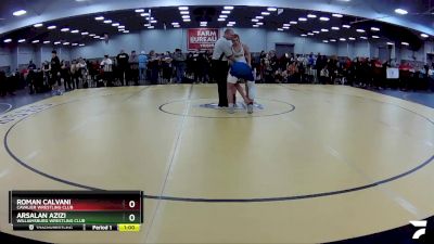 165 lbs Cons. Round 4 - Roman Calvani, Cavalier Wrestling Club vs Arsalan Azizi, Williamsburg Wrestling Club