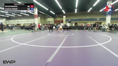 140 lbs Quarterfinal - Taylor Martell, Hill Country Wildcats Wrestling Club vs Charlie Freese, Texas