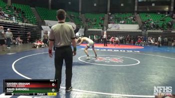 5A 144 lbs Quarterfinal - David Baradell, Jasper vs Hayden Graham, Southside, Gadsden