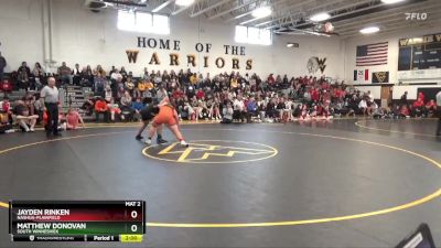 215 lbs Cons. Round 1 - Grayson Miller, Wapsie Valley vs McKyan Egan, Waukon