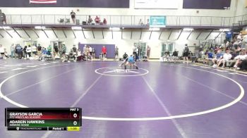 132 lbs Cons. Round 3 - Grayson Garcia, Fitz Wrestling Academy vs Adarein Hawkins, Hawkins House