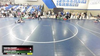 80 lbs 5th Place Match - McKynli Massey, Uintah Girls Wrestling Club vs Rebekah Smith, Grantsville Wrestling Club