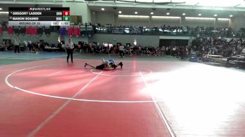 132 lbs Round Of 32 - Gregory Ladden, East Haven vs Mason Soares, Bunnell