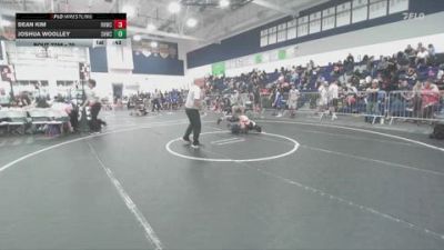 70 lbs Round 5 - Dean Kim, Rough House Wrestling Club vs Joshua Woolley, Savage House Wrestling Club