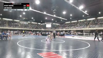 66 lbs Quarterfinal - Wyatt Mathe, Westminster vs Ari Brown, Nottingham