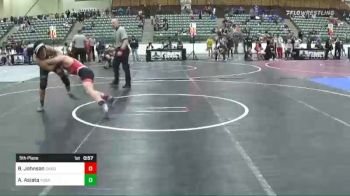 156 lbs 5th Place - Brodie Johnson, Oakdale vs Auckland Asiata, Yuba Sutter Combat