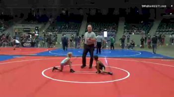 43 lbs Final - John Petrovcik, NBWA vs Adalynn Grant, Poteau Youth Wrestling Academy