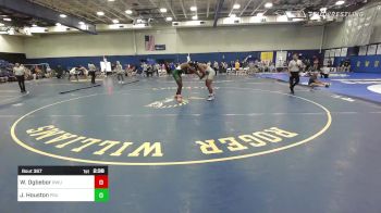 285 lbs Consi Of 4 - Will Ogbebor, Roger Williams vs Jaylin Houston, Plymouth