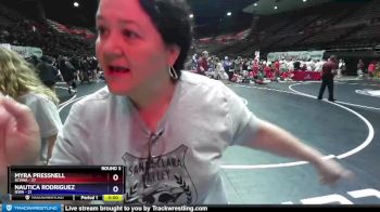 122 lbs Round 3 (16 Team) - Myra Pressnell, SCVWA vs Nautica Rodriguez, IEWA