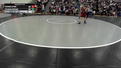 126 lbs Champ. Round 1 - Colson Kipping, Carrollton vs Tucker Layne, Lions Wrestling Academy