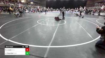 66 lbs Semifinal - Noah Lopez, NM Gold vs Jeremiah Esquibel, Pomona Elite