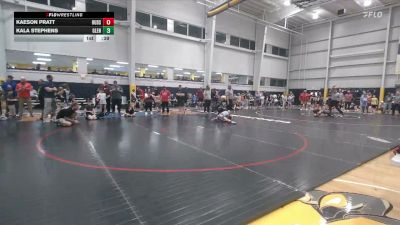 66 lbs Round Of 16 - Kaeson Pratt, Hudson Falls vs Kala Stephens, Glen Riddle