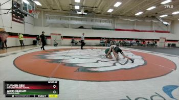 132 lbs Round 1 - Turner Geis, Worland Middle School vs Alex Graham, Tongue River