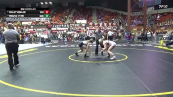 135 lbs 5th Place Match - Finley Keller, Tonganoxie Hs vs Megan Ryan, St. George-Rock Creek HS