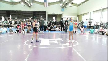 70 lbs Rr Rnd 1 - Elise Farmer, All I See Is Gold Academy - Girls vs Sophia Cordoba, Cordoba Trained (Sand Storm Sisters)