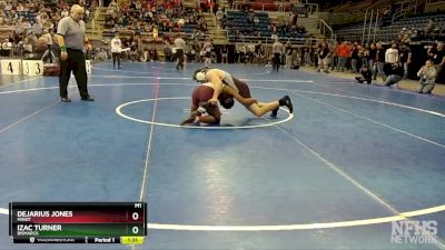 160 lbs Champ. Round 1 - Izac Turner, Bismarck vs DeJarius Jones, Minot