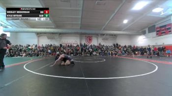 120 lbs Champ. Round 1 - Kyle Bitsuie, Bloomfield vs Wesley Megordan, Durango