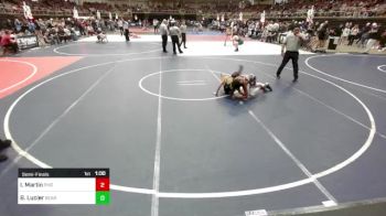 98 lbs Semifinal - Isaiah Martin, Pikes Peak Warriors vs Brayden Lucier, Bearcave WC