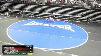 116 lbs Champ. Round 2 - Logan Fairbanks, Syracuse High School vs Kaysan Page, Stansbury High School