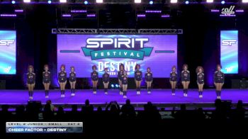 Cheer Factor - DESTINY [2026 L2 Junior - Small Day 2] 2026 Spirit Fest Grand Nationals