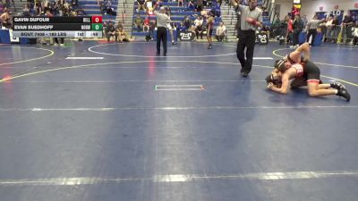 160 lbs Consy 5 - Gavin DuFour, Bellefonte vs Evan Suedhoff, Norwin