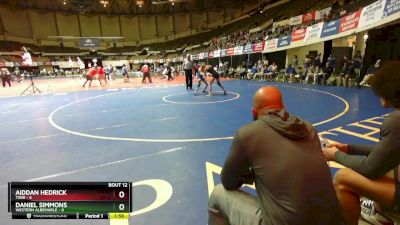 113 lbs Quarters & Wb (16 Team) - Aiddan Hedrick, Tabb vs Daniel Simmons, Western Albemarle