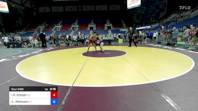 138 lbs Cons 4 - Dillon Cooper, KS vs Layne Kleimann, UT