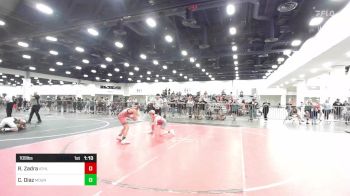 109 lbs Round Of 32 - Reid Zadra, Athlos Wrestling vs Cole Diaz, Mounain Viw Scrappers