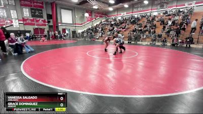 140 lbs Cons. Round 4 - Vanessa Salgado, Adelanto vs Grace Dominguez, Arroyo