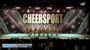 Beyond All Stars - PLAT1NUM [2026 L1 Junior - D2 - Medium Day 2] 2026 CHEERSPORT National All Star Cheerleading Championship
