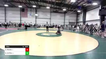 113 lbs Consi Of 32 #1 - Zachary Rooks, NY vs Kamren Griffin, MD