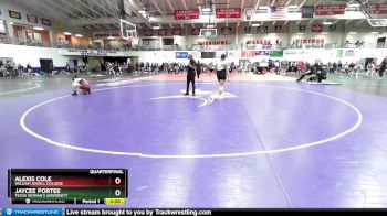 235 lbs Quarterfinal - Jaycee Portee, Texas Woman`s University vs Alexis Cole, William Jewell College