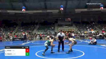 130 lbs Semifinal - Jaxon Miller, Ubasa Wrestling Academy vs Stanton Welch, Warner Elite WC