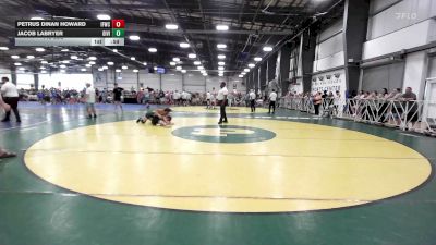 145 lbs Rr Rnd 2 - Petrus Dinan Howard, Iron Forge WC - HSB vs Jacob Labryer, Division-1 Training Center - HSB