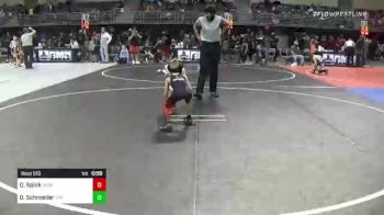 49 lbs Quarterfinal - Owen Spink, Nebraska Boyz vs Dalton Schroeder, Top Notch WC