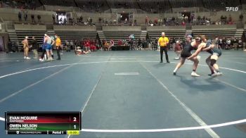 189 Championship Bracket Cons. Round 6 - Evan McGuire, Mahtomedi vs Owen Nelson, Kasson-Mantorville