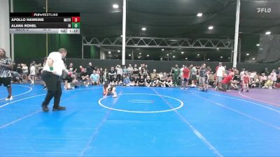 56 lbs Round 1 - Alana Rohel, Iron Horse vs Apollo Hawkins, Mat Assassins Red