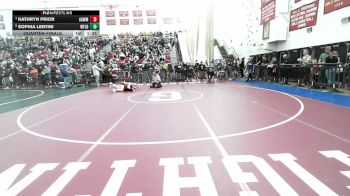 152 lbs Quarterfinal - Kathryn Prior, Agawam vs Sophia Lentini, Westfield